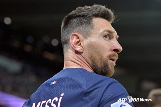 PSG 시절의 리오넬 메시. /AFPBBNews=뉴스1
