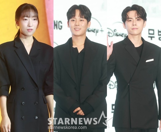 '마스크걸'의 이한별(왼쪽부터), '무빙'의 이정하와 김도훈/사진=스타뉴스