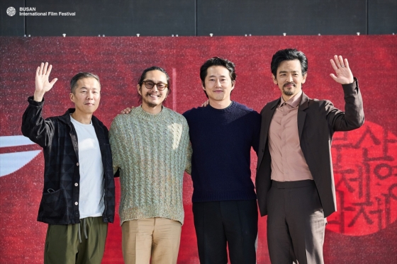 정이삭, 저스틴 전, 스티븐 연, 존 조 / 사진=부산국제영화제