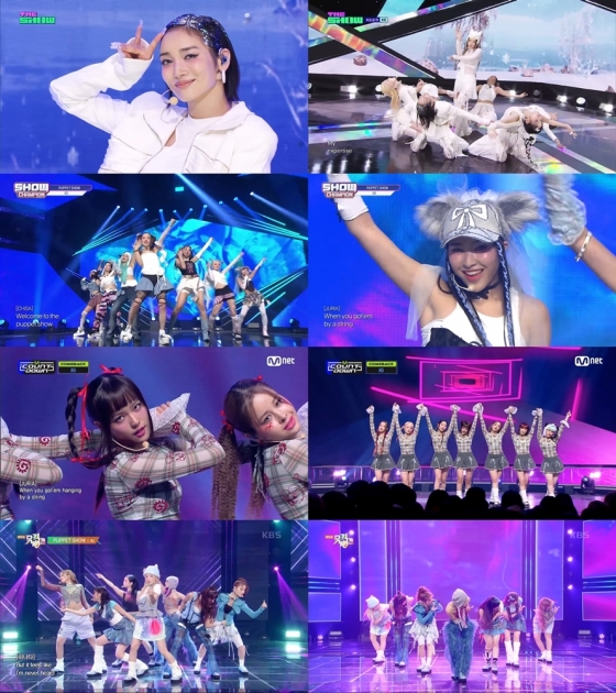 /사진제공=SBS FiL, SBS M ‘더쇼’, MBC M ‘쇼! 챔피언’, Mnet ‘엠카운트다운’, KBS2 ‘뮤직뱅크’ 캡처
