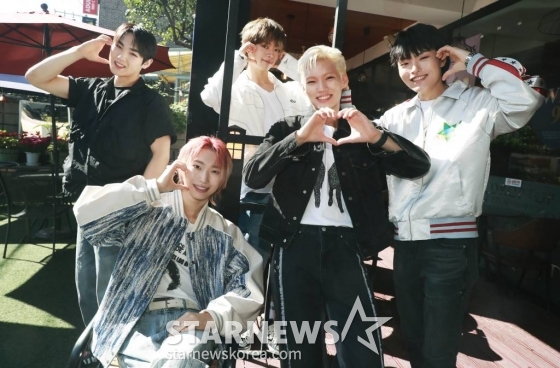 그룹 슈퍼카인드 대이먼, 건, 유진, 시오, JDV /사진=이동훈 기자 photoguy@