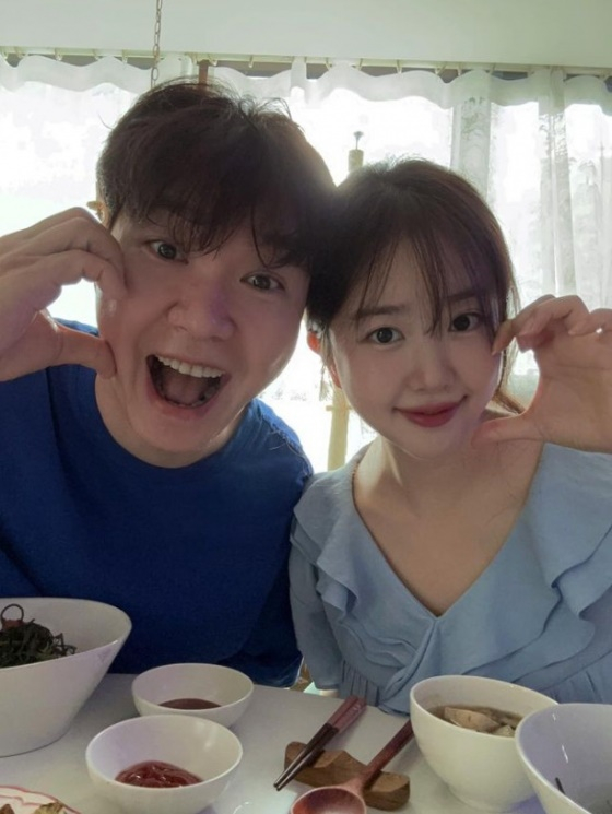 박수홍(왼쪽), 김다예/사진=김다예