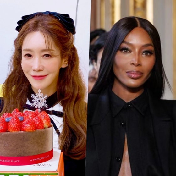 /사진=김정은, 나오미 캠벨