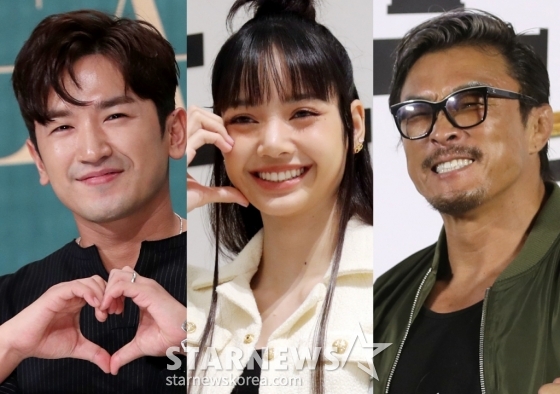 신화 이민우, 블랙핑크 리사, 추성훈 /사진=스타뉴스