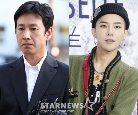 배우 이선균, 가수 지드래곤 /사진=스타뉴스