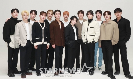 그룹 세븐틴 AAA인터뷰 /사진=이동훈 기자 photoguy@