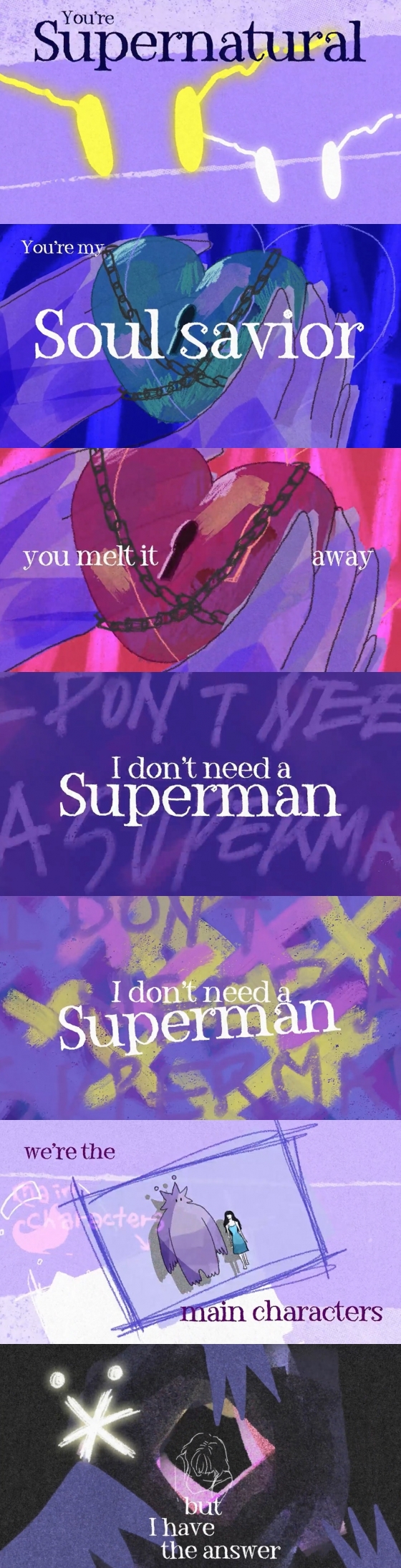 /사진=빌리 'the soul savior ~ I don't need a superman' 뮤직비디오