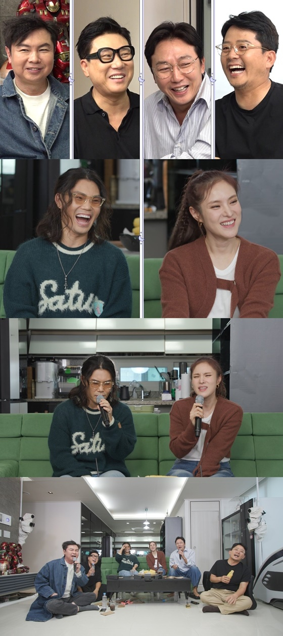 김범수, 거미/사진=SBS 신발 벗고 돌싱포맨