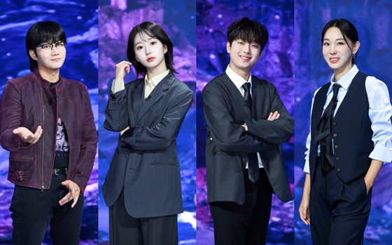이용진(왼쪽부터), 오해원, 이찬원, 이지혜/사진=SBS