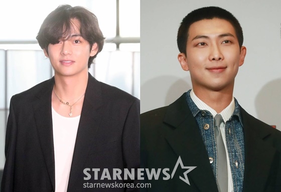 방탄소년단 뷔(왼쪽), RM/사진=스타뉴스
