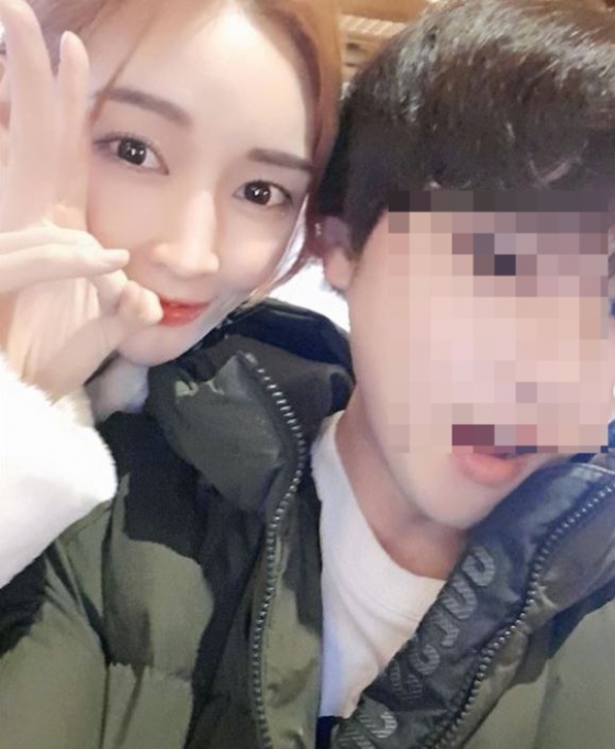 티아라 아름(왼쪽), 그의 남자친구 /사진=아름 SNS