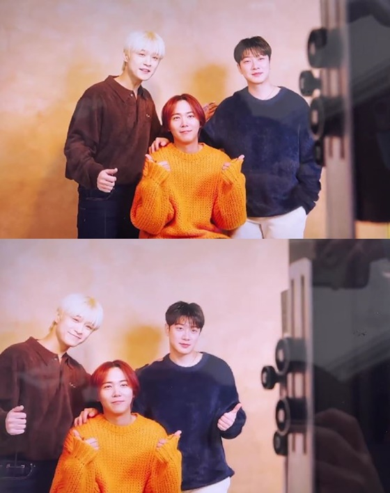 (왼쪽부터) 이재진, 이홍기, 최민환 /사진=최민환 SNS
