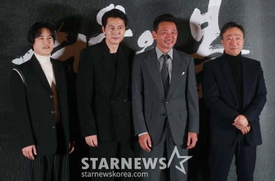 영화 '서울의 봄' 배우 김성균, 정우성, 황정민, 이성민 /사진=이동훈 사진