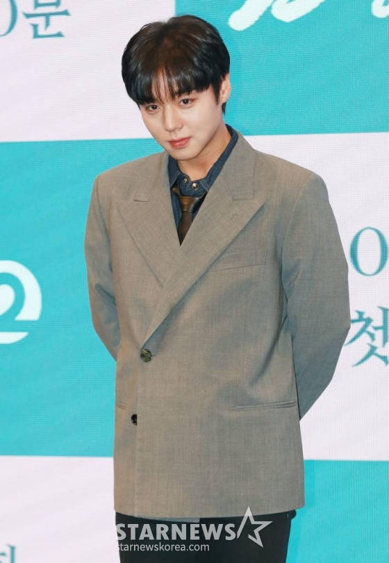배우 박지훈이 28일 오후 서울 구로구 더 세인트에서 진행된 KBS 2TV 월화드라마 '환상연가' 제작발표회에 참석해 포즈를 취하고 있다. /2023.12.28 /사진=이동훈