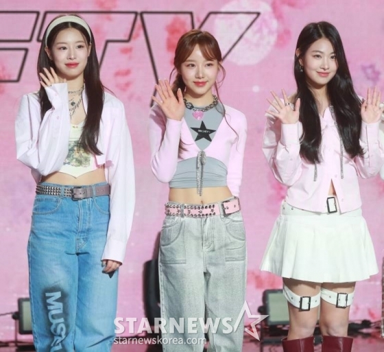피프티 피프티 전 멤버 시오, 새나, 아란 /사진=스타뉴스 이동훈 기자 photoguy@
