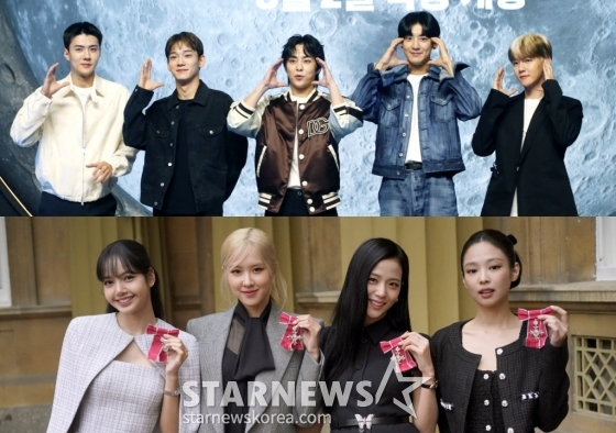 엑소, 블랙핑크 /사진=스타뉴스