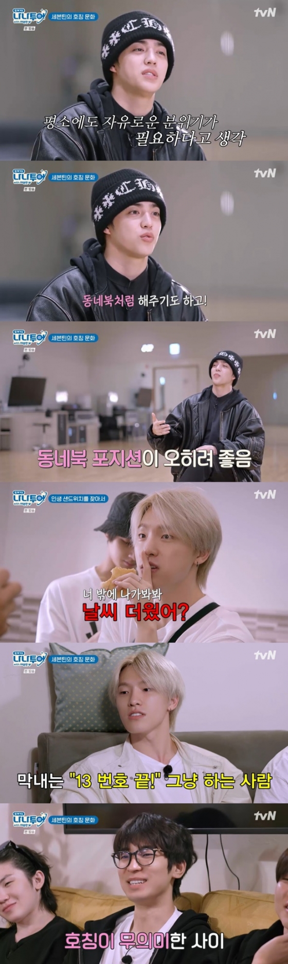 /사진=tvN '나나투어 with 세븐틴' 방송 캡처