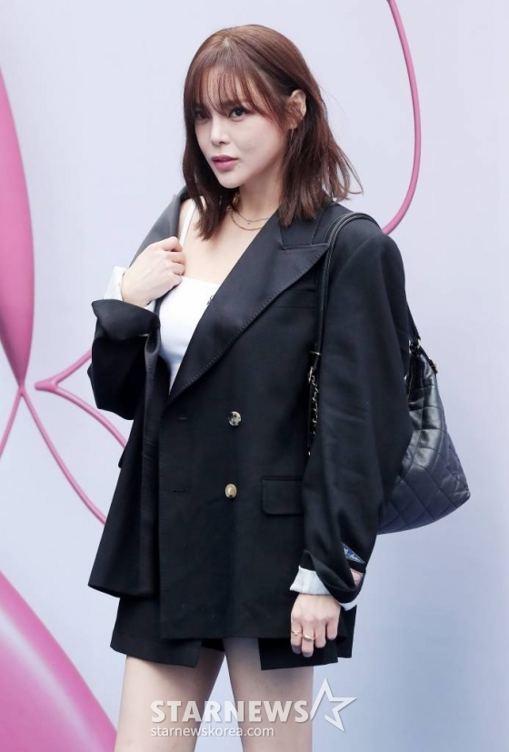 배우 박시연이 15일 서울 중구 동대문디자인플라자(DDP)에서 열린 '2023 F/W 서울패션위크' 비욘드 클로젯 컬렉션에 참석해 포즈를 취하고 있다. 2023.03.15 /사진=김창현 기자 chmt@