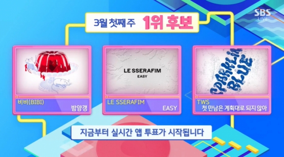 /사진=SBS '인기가요' 방송 캡처