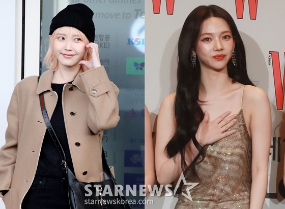 아이유, 카리나/사진=스타뉴스