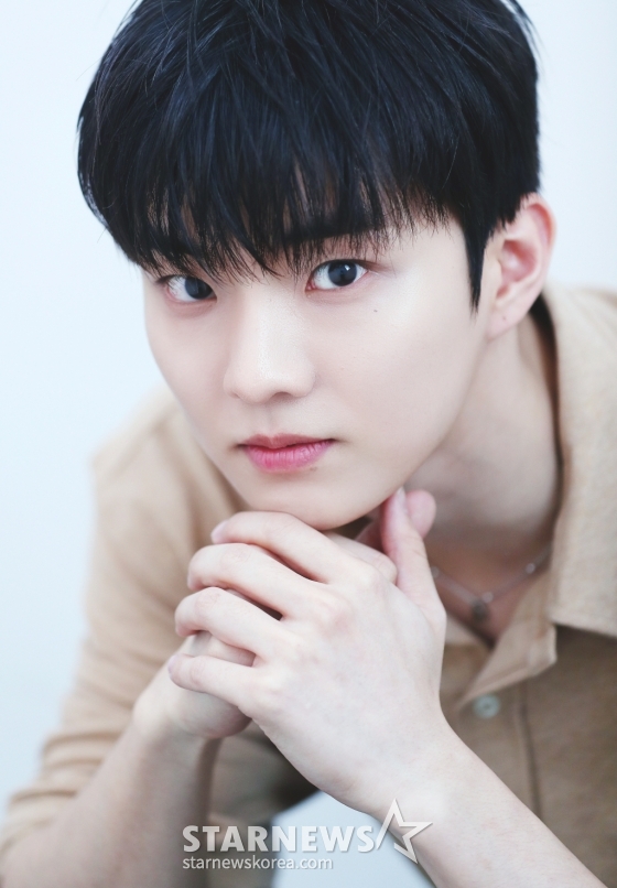 그룹 더보이즈 멤버 큐 '2023 AAA' 인터뷰 /사진=김창현 기자