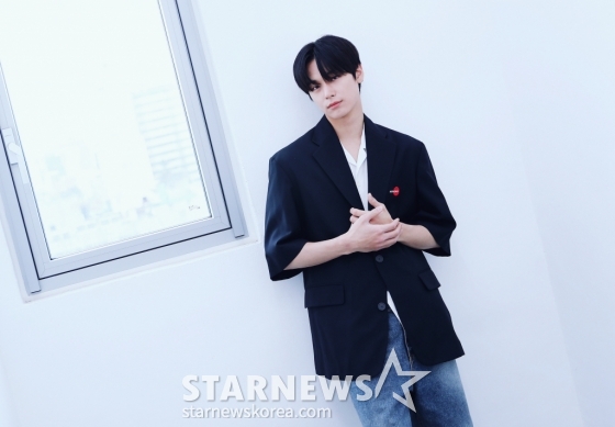 그룹 더보이즈 멤버 주연 '2023 AAA' 인터뷰 /사진=김창현 기자