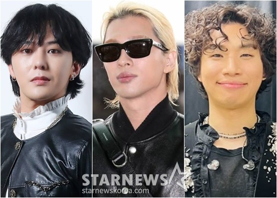 지드래곤(왼쪽부터), 태양, 대성/사진=스타뉴스, 대성