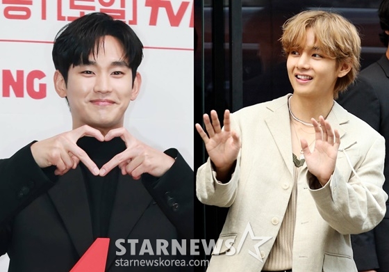 김수현(왼쪽), 뷔/사진=스타뉴스
