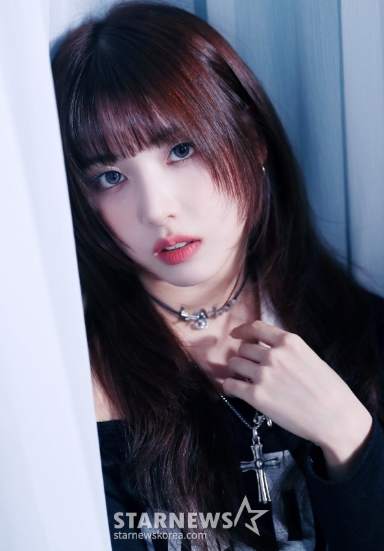 그룹 엔믹스 지우 '2023 AAA' 인터뷰 /사진=김창현 기자