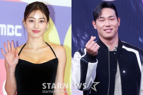 트와이스 지효, 윤성빈 / 사진=스타뉴스