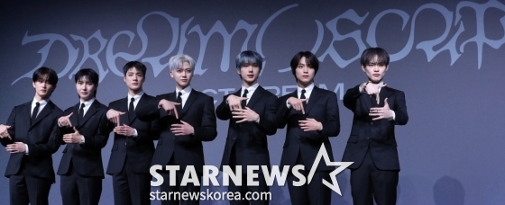 그룹 NCT DREAM(엔시티 드림)이 25일 오후 서울 광진구 그랜드 워커힐 서울에서 진행된 새 앨범 'DREAM( )SCAPE'(드림 이스케이프) 발매 기념 기자간담회에 참석해 포즈를 취하고 있다. /사진=김창현 기자