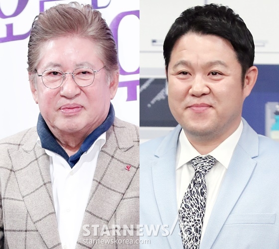 배우 김용건, 방송인 김구라 /사진=스타뉴스