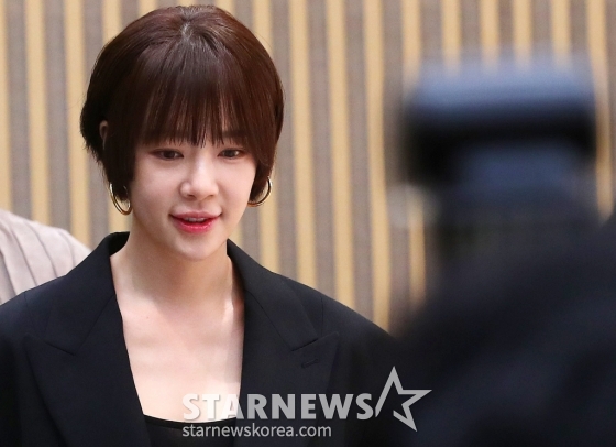 배우 황정음이 27일 오후 서울 양천구 목동 SBS 사옥에서 진행된 금토드라마 '7인의 부활' 제작발표회에 참석하고 있다. '7인의 부활'은 리셋된 복수의 판, 다시 태어난 7인의 처절하고도 강렬한 공조를 그린 작품이다. 오는 29일 첫 방송. 2024.03.27 /사진=김창현