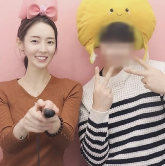 티아라 아름과 그의 남자친구/사진=아름