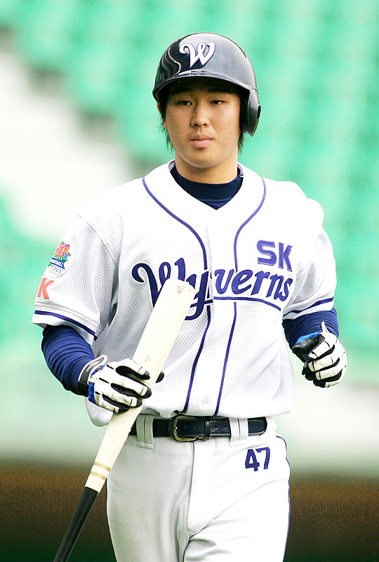 2005년 신인 시절의 최정. /사진=SSG 랜더스 홈페이지 갈무리