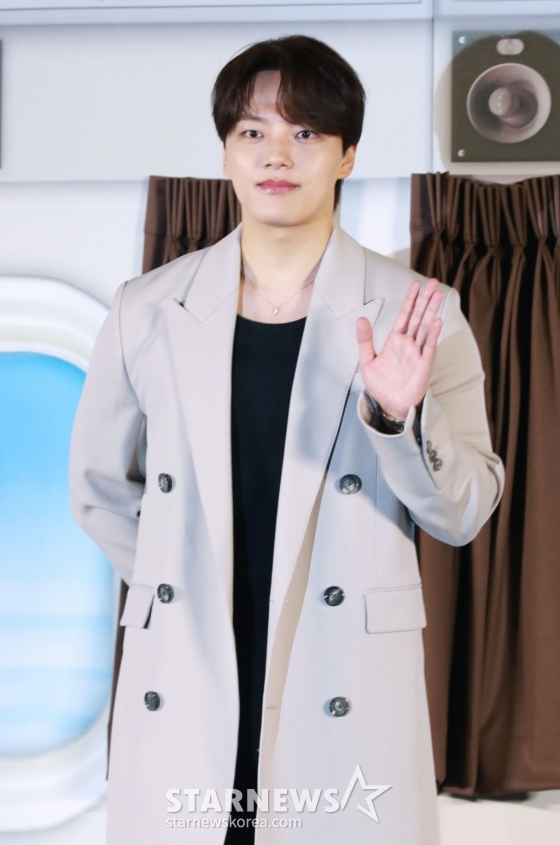 배우 여진구가 22일 오전 서울 CGV용산아이파크몰에서 진행된 영화 '하이재킹'(감독 김성한) 제작발표회에 참석해 포즈를 취하고 있다. 1971년 대한민국 상공, 여객기가 공중 납치되면서 벌어지는 극한의 상황을 담은 영화 ‘하이재킹’은 6월 21일 개봉한다. /2024.05.22 /사진=이동훈