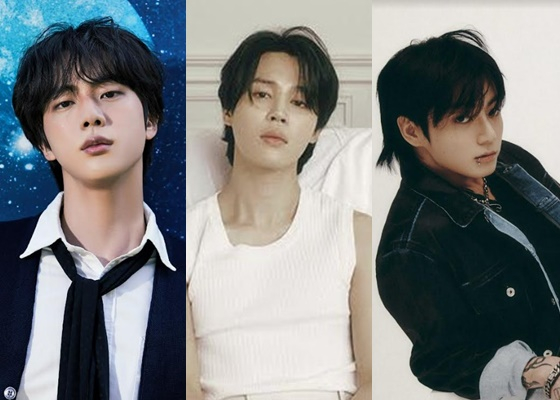 방탄소년단 진, 지민, 정국 /사진=빅히트뮤직