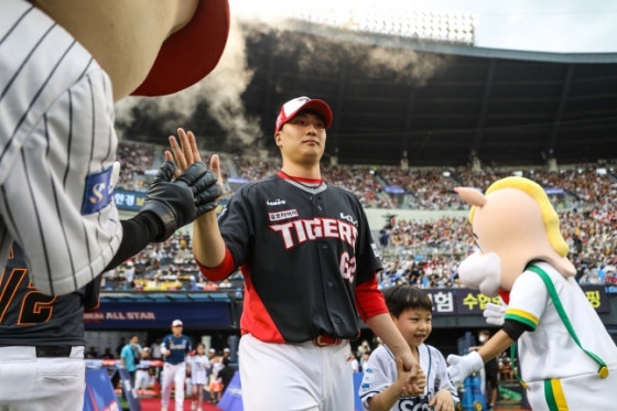 지난 2022년 열린 KBO 올스타전에 출전한 정해영. /사진=KIA 타이거즈 제공