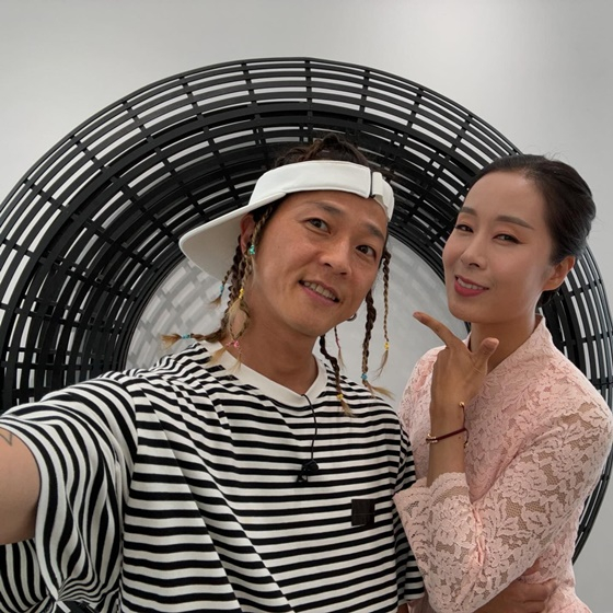 왼쪽부터 팝핀현준, 박애리 /사진=박애리 인스타그램