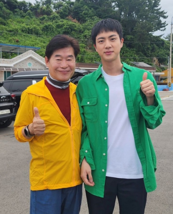 이연복(왼쪽)과 방탄소년단 진 /사진=이연복