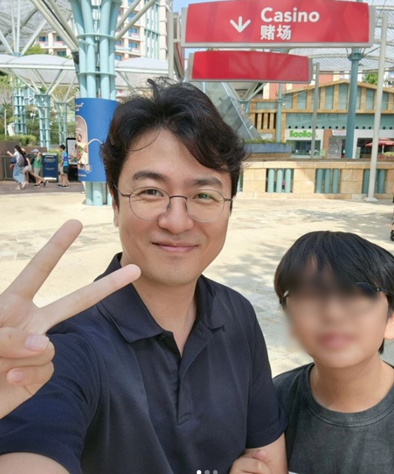 최동석과 그의 아들/사진=최동석