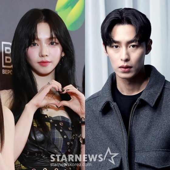 카리나(왼쪽)와 이재욱 /사진=스타뉴스