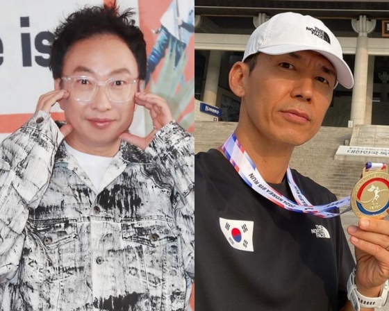 박명수(왼쪽), 션 /사진=스타뉴스, 션 인스타그램