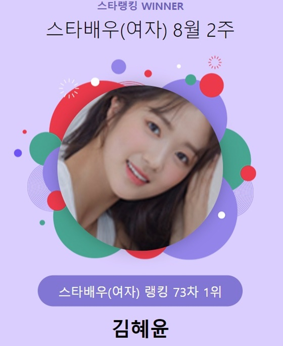 김혜윤 /사진=스타랭킹