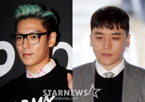 빅뱅 탑, 승리 /사진=스타뉴스