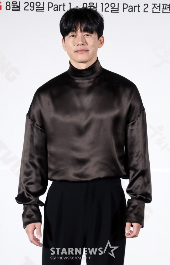 배우 김무열이 27일 오후 서울 용산CGV에서 열린 TVING 오리지널 '우씨왕후' 제작발표회에 참석해 포즈를 취하고 있다. 드라마 '우씨왕후'는 갑작스러운 왕의 죽음으로 왕위를 노리는 왕자들과 권력을 잡으려는 다섯 부족의 표적이 된 왕후가 24시간 안에 새로운 왕을 세우기 위해 사투를 벌이는 추격 액션 사극으로 오는 29일 공개된다. 2024.08.27 /사진=임성균