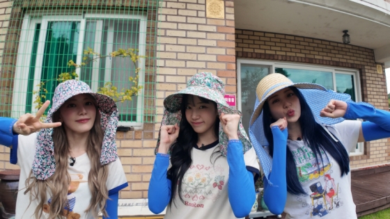 그룹 르세라핌 사쿠라·카즈하·허윤진 /사진제공=KBS