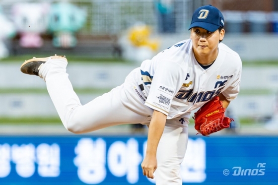NC 이용준이 3일 창원 키움전에서 투구하고 있다. /사진=NC 다이노스 제공