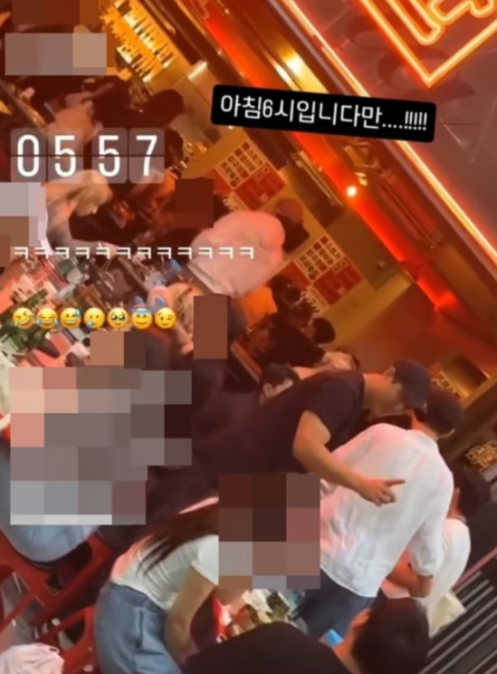 /사진=서울 강남 모 술집 관계자 SNS