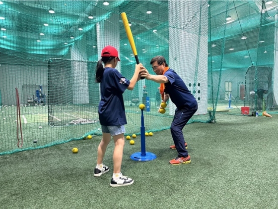 키즈클럽 티볼 페스티벌 모습. /사진=KBO